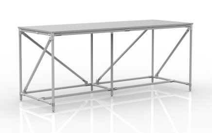 Dielenský stôl z potrubného systém šírka 2000 mm, 240405312 - 1