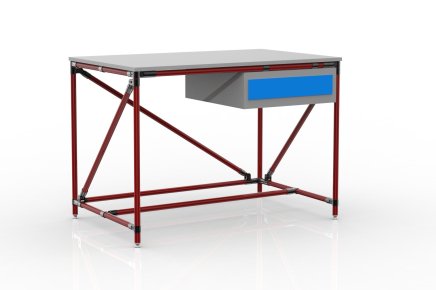Dielenský stôl s kontajnerom s jednou zásuvkou24040530 (3 modely) - 2