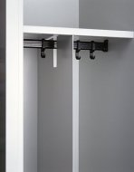 Medzistena pre oddelenie čistých a špinavých odevov pevná