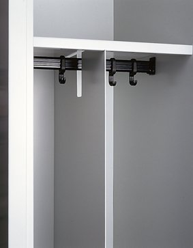 Medzistena pre oddelenie čistých a špinavých odevov pevná