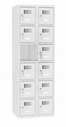 Šatníková skriňa delená MSus 326 W šírka 600 mm - 2