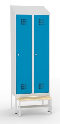 Polica na topánky pre lavicu s nohami PPw 331 W - 2