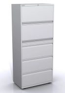 Skriňa so sklopnými dverami a zásuvkami SYC08/2/3