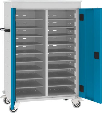 Vozík na notebooky WNL 210+ - 20 oddelení - 4