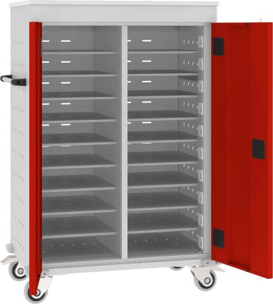 Vozík na notebooky WNL 210+ - 20 oddelení - 3