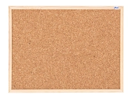 Korková nástenka AVELI BASIC s dreveným rámom 1200x900 mm