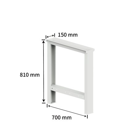 Noha dielenského stolu HDZ-T01 - 2