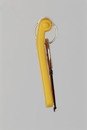 KEY CLIP kľúčenka - farba žltá - 1