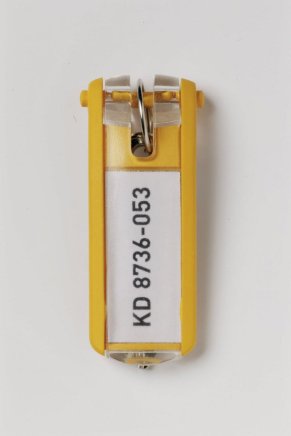 KEY CLIP kľúčenka - farba žltá