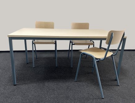 Jedálenská súprava CE - 4 x stolička, 1 x stôl (1400 x 800 mm) - 2