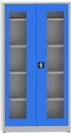 Spisová skriňa kovová s presklenými dverami plexisklom C2974H2