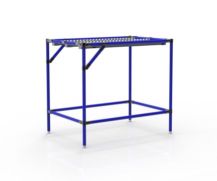 Dopravník so zapustenými valčekovými traťami (rôzne varianty)