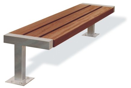 Parková masívna lavička Profi