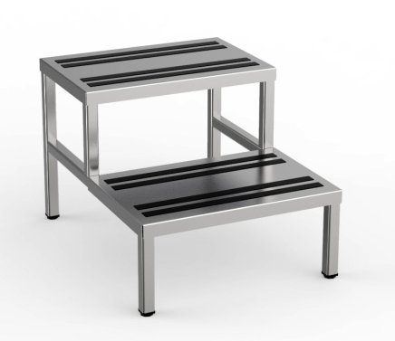 Nerezové schodíky s protišmykovým povrchom