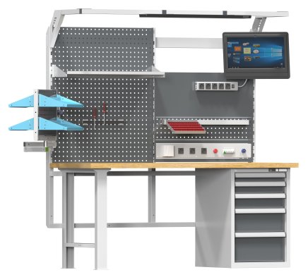 Stĺpková nadstavba KOMBI - šírka 2500 mm - 2