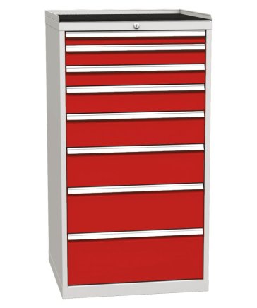 Zásuvková dielenská skriňa DPO 05F - 4