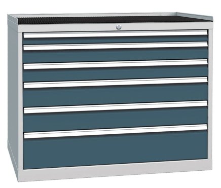 Zásuvková dielenská skriňa DPO 06D - 6