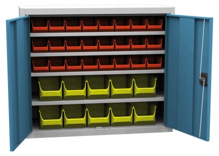 Dielenská skriňa Kovos SPP 01C_prázdna (3 modely) - 4