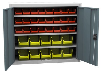 Dielenská skriňa Kovos SPP 01C_prázdna (3 modely) - 6