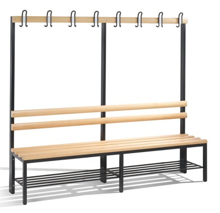 Šatňová lavica s botníkom CP 8052-110 - šírka 1960 mm