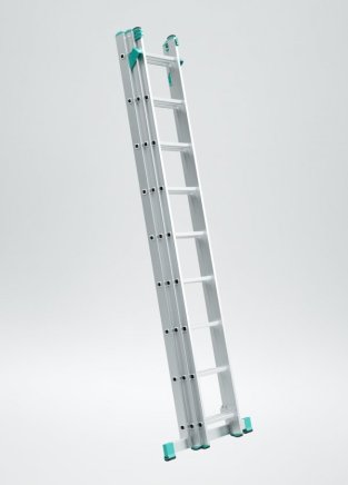 Rebrík trojdielny univerzálny Eurostyl s úpravou na schody (5 modelov) - 1