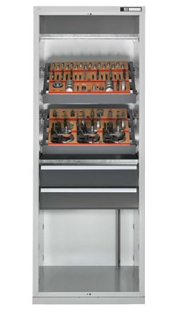 Skriňa pre NC nástroje s krídlovými dverami - 3