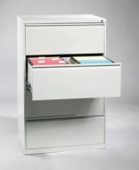 Kovová kartotéka dvojradová štvorzásuvková G2324