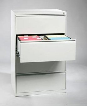 Kovová kartotéka dvojradová štvorzásuvková G2324