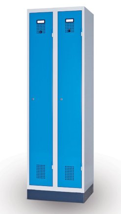 Kovová šatníková skrinka dvojdverová XS62-18 - 4