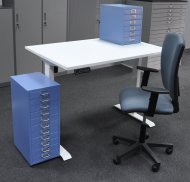 Kancelársky stôl s úložným priestorom a stoličkou EO18_HDK_Matrix