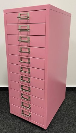 Zásuvková skrinka HDK-M11 na kolieskach RAL 3015 - 2