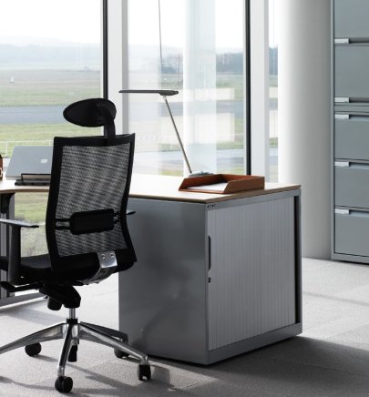 Spisová skriňa s žalúziovými dverami SYT08/2 - 5