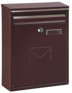 Poštová schránka Como hnedá