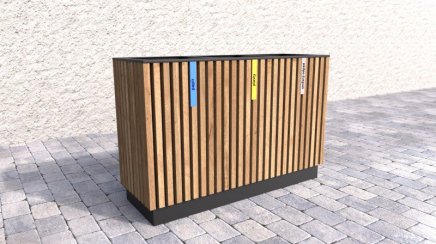 Kôš na triedený odpad Lamela - 2