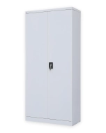 Plechová policová skriňa s otváraním  dverí 180°  C02 sivá