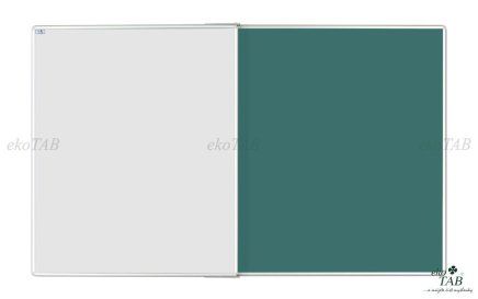 Dvojdielna tabuľa pre popis fixkou i kriedou - PIVOT KB+KZ (4 modely) - 2