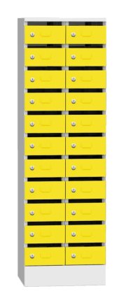 Skriňa na triedenie pošty SVO_32_A22 s vhadzovacím otvorom - 2