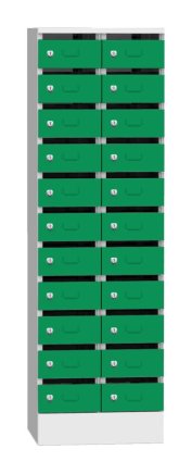 Skriňa na triedenie pošty SVO_32_A22 s vhadzovacím otvorom - 5