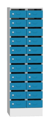 Skriňa na triedenie pošty SVO_32_A22 s vhadzovacím otvorom - 4