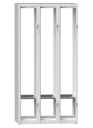 Kovová šatníková skrinka trojdverová XS93-15 - 2