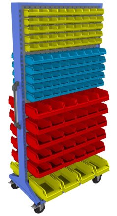 Pojazdné obojstranné panely s vybavením veľké (6 modelov)