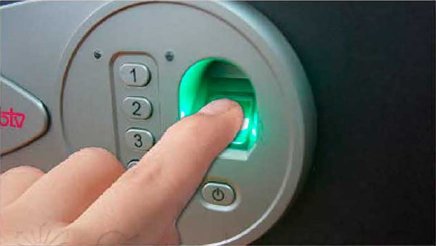 Sejf na odtlačok prsta typ Tecna 410 - 1