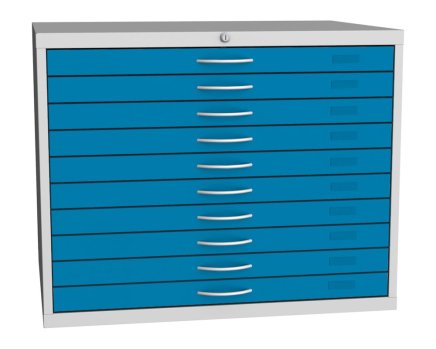 Výkresová skriňa - na mapy a výkresy formátu A1 typ VKS A1B - 8