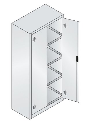 Dielenská skriňa na nebezpečné látky CP 8921-315 - 3