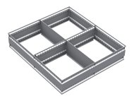 Vnútorné delenie zásuvok VND EPV 12A