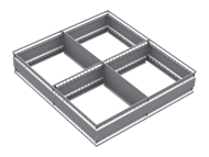 Vnútorné delenie zásuvok VND EPV 12A