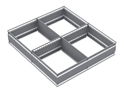 Vnútorné delenie zásuvok VND EPV 12A