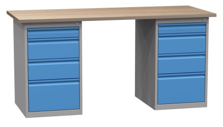 Dielenský stôl s podstavným kontajnerom SD41734 1700 mm