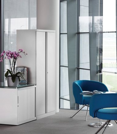 Spisová skriňa s žalúziovými dverami SYT10/4 - 4