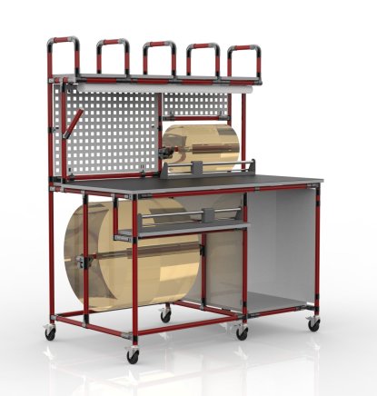 Univerzálny baliaci stôl 23020154, 2x rezačka